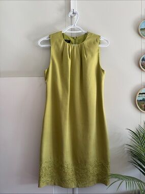 TALBOTS PETITES Green Dress US 4P
